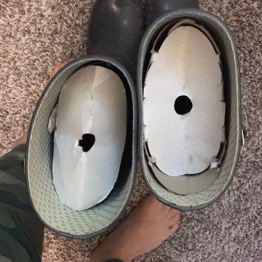Hunter gray rain boots - Picture 7 of 8